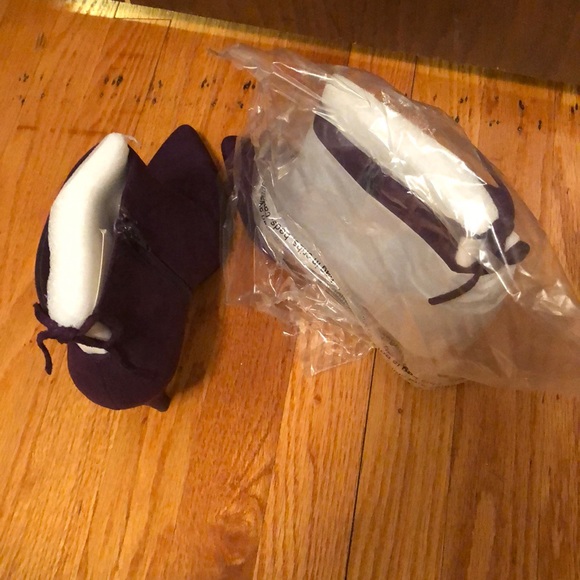 SAVIER| Purple suede boots. - Picture 3 of 11